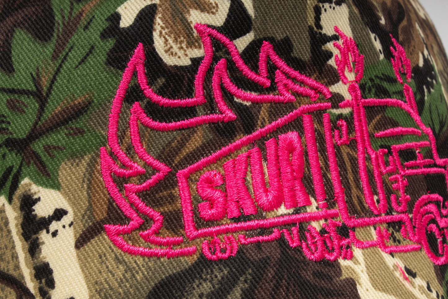 PINK CAMO TRUCK HAT