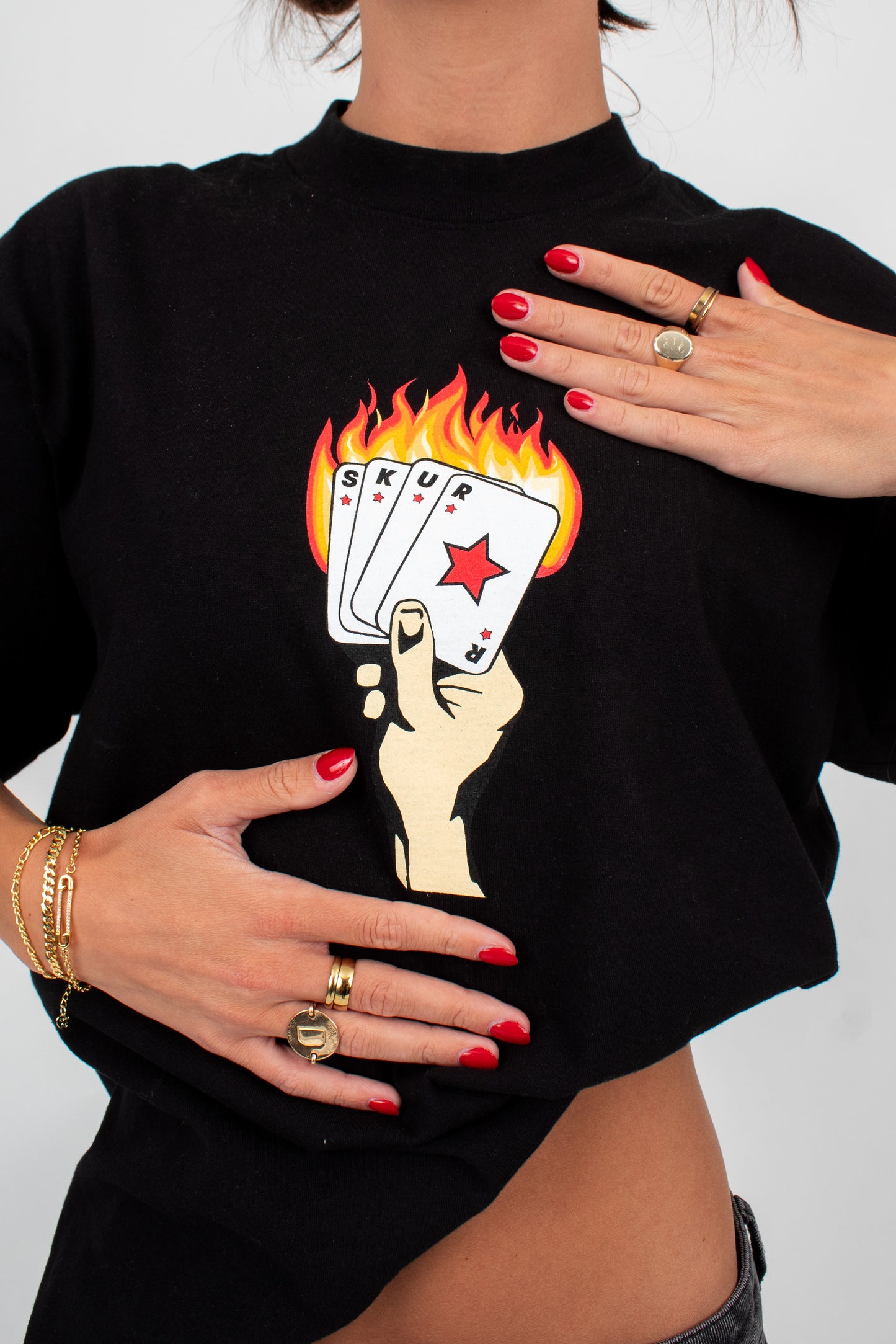 BLACK CARDS TEE