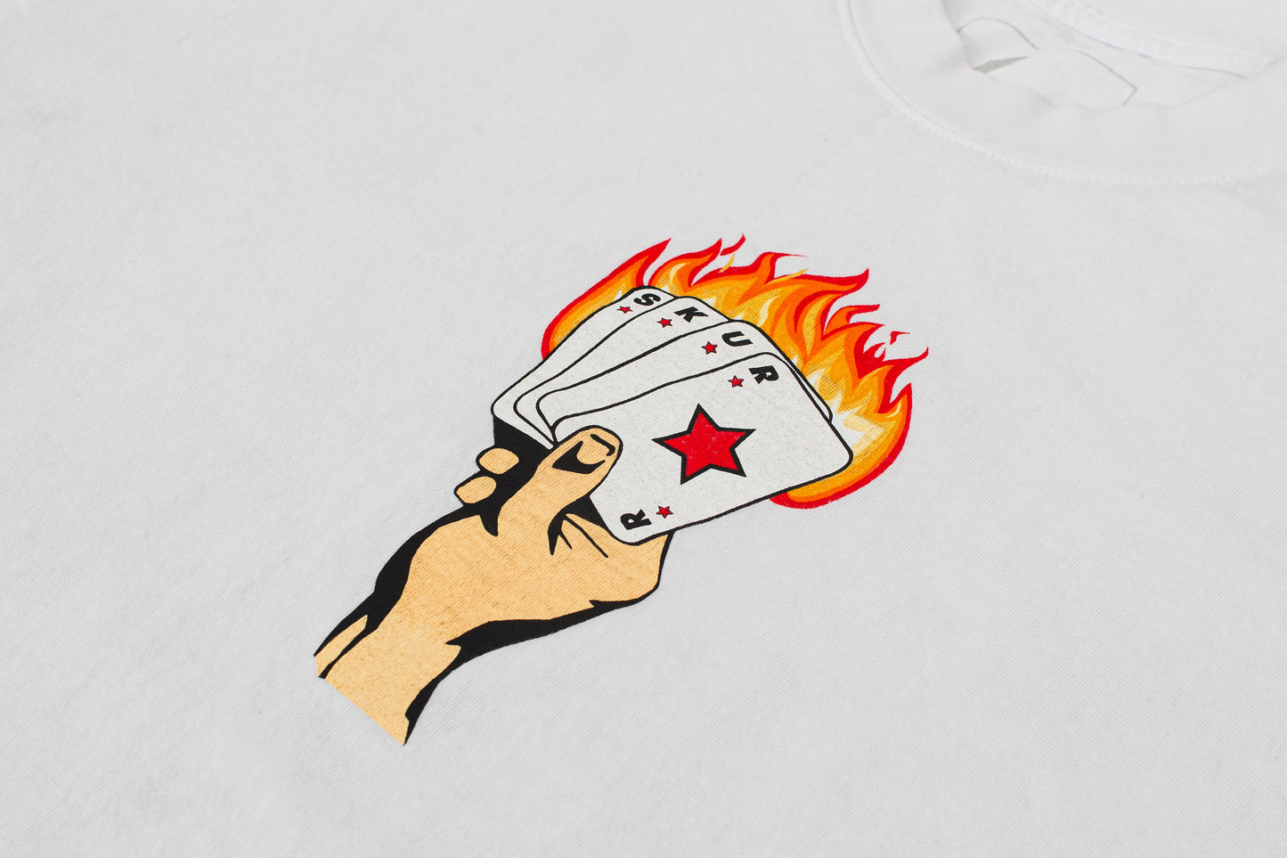 WHITE CARDS TEE
