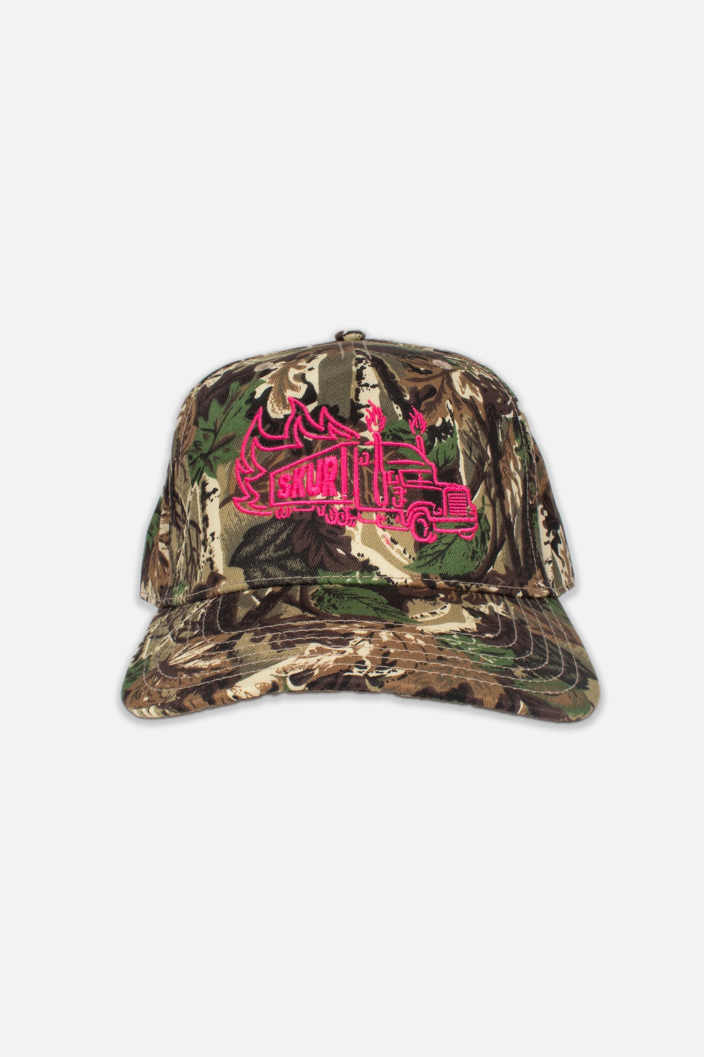 PINK CAMO TRUCK HAT