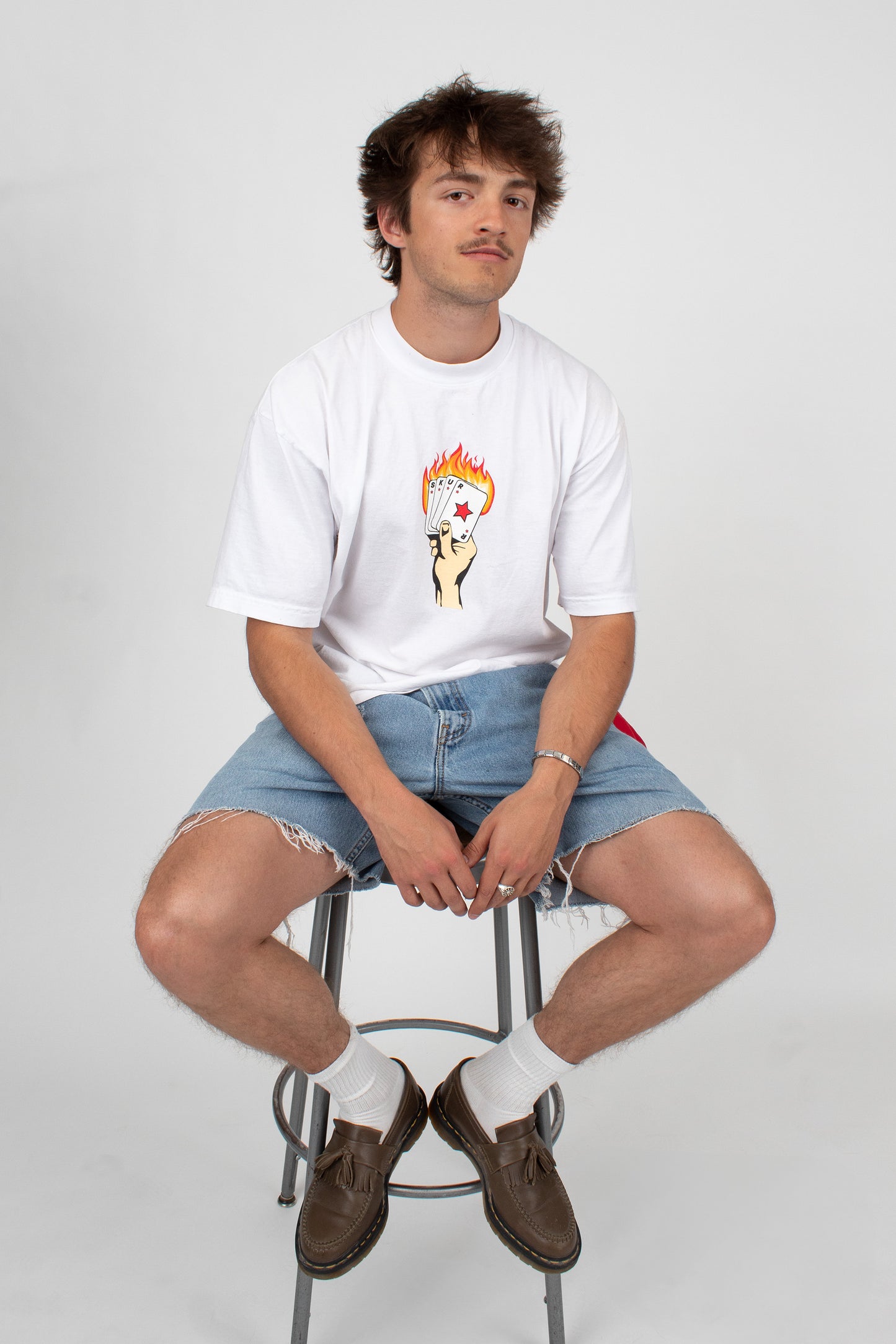 WHITE CARDS TEE
