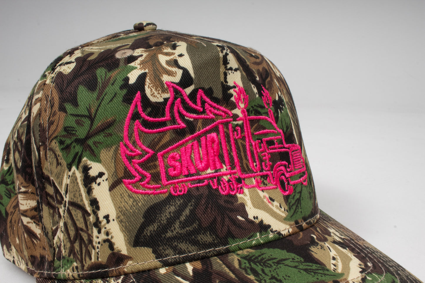 PINK CAMO TRUCK HAT
