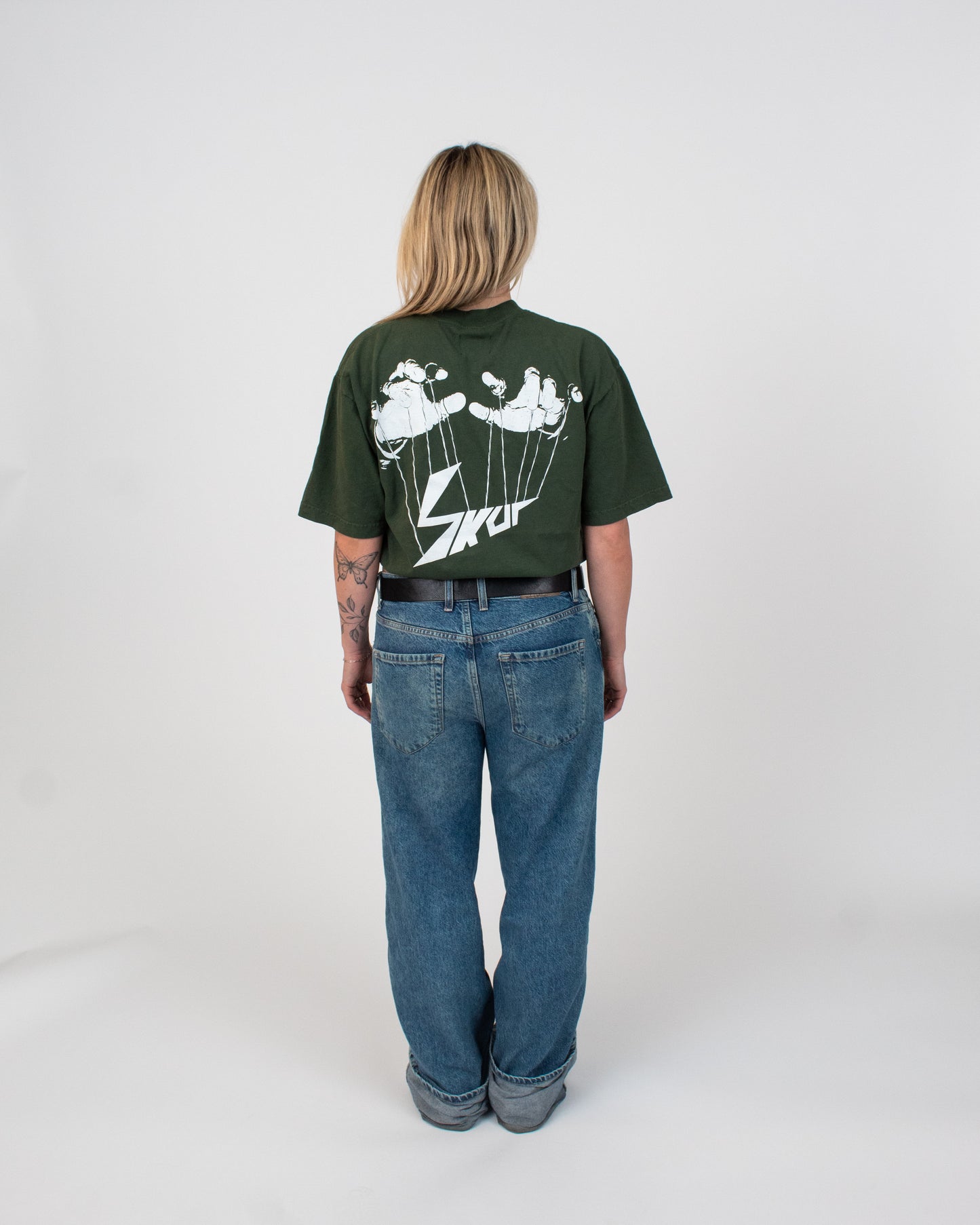 GREEN MARIONETTE TEE